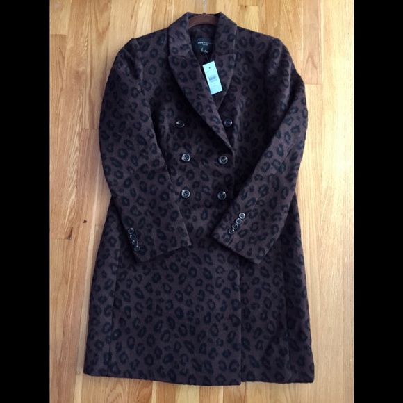 Ann Taylor Cheetah Coat NWT SP - Picture 3 of 5